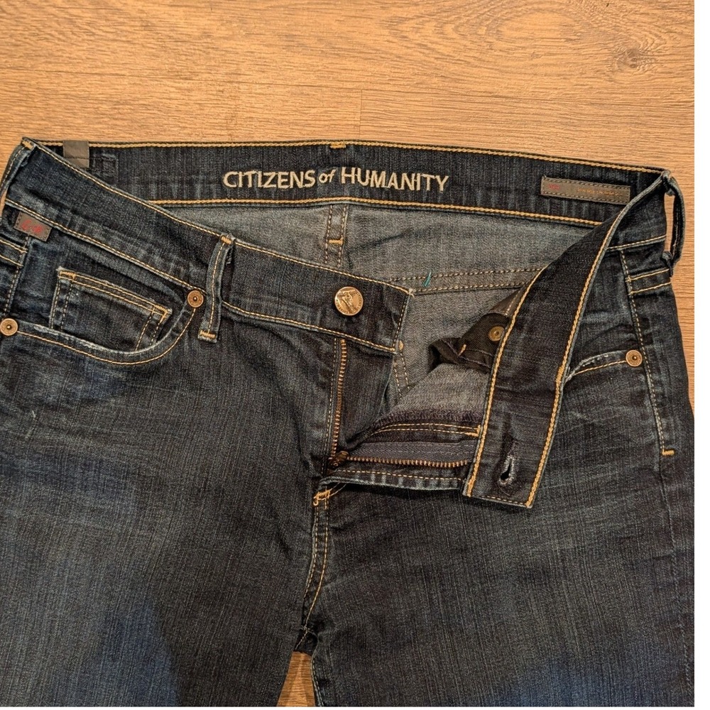 Citizens of Humanity "Ava" Straight Leg Premium Denim Jeans size 29 - Picture 9 of 16